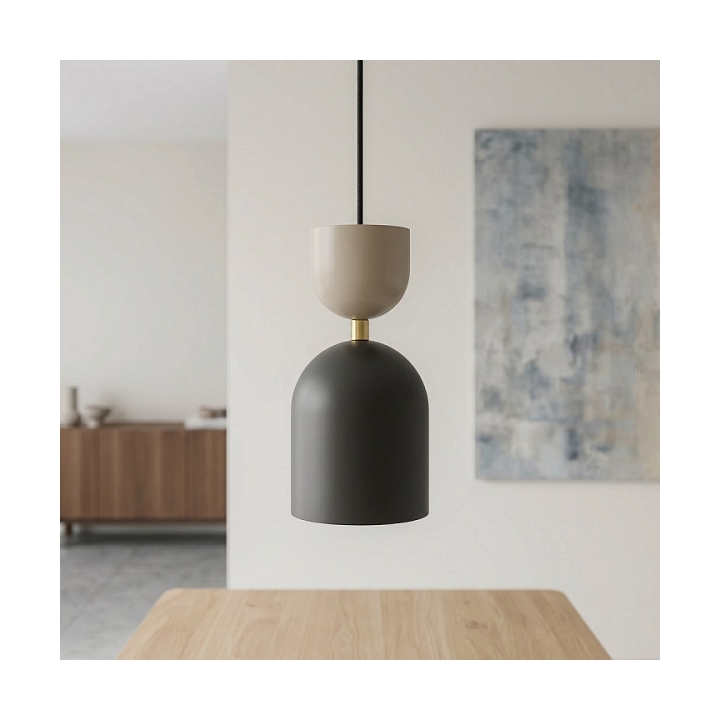 Lampa wisząca GAUDI 1 BLACK MOKKA - Emibig