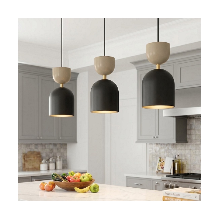 Lampa wisząca GAUDI 3 BLACK MOKKA - Emibig
