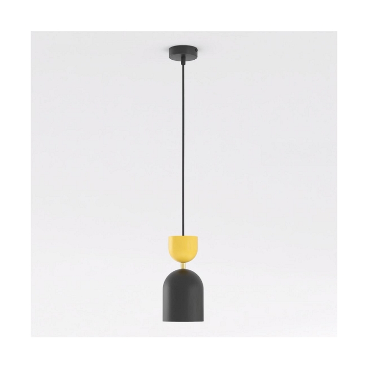 Lampa wisząca GAUDI 1 BLACK ORANGE - Emibig