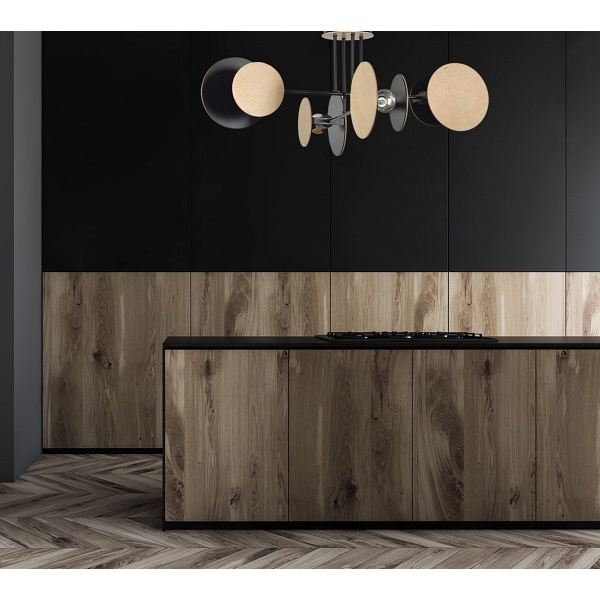 Lampa sufitowa ZITA 4 BLACK - Emibig