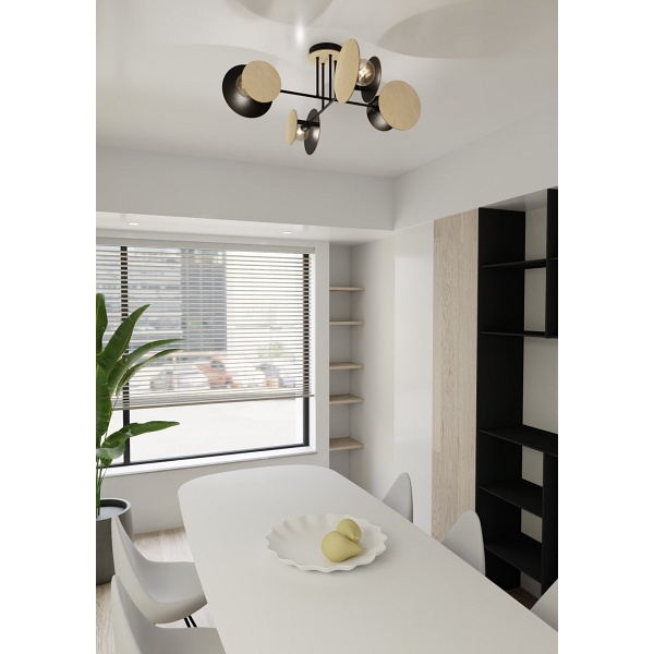 Lampa sufitowa ZITA 4 BLACK