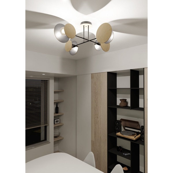 Lampa sufitowa ZITA 4 BLACK