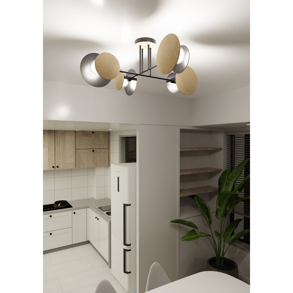 Lampa sufitowa ZITA 4 BLACK