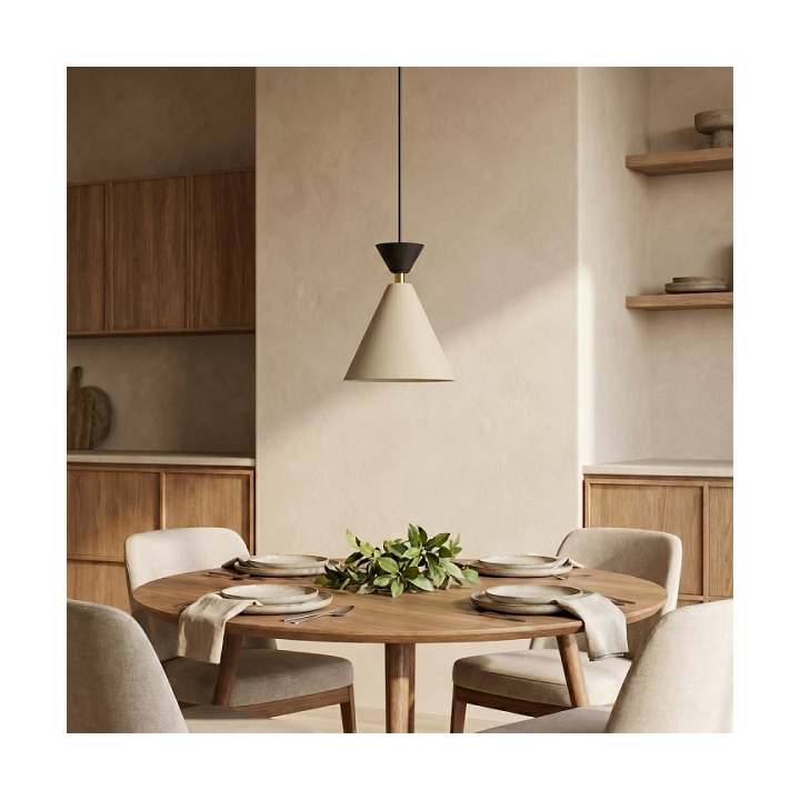 Lampa wisząca KLEVER 1 MOKKA BLACK - Emibig