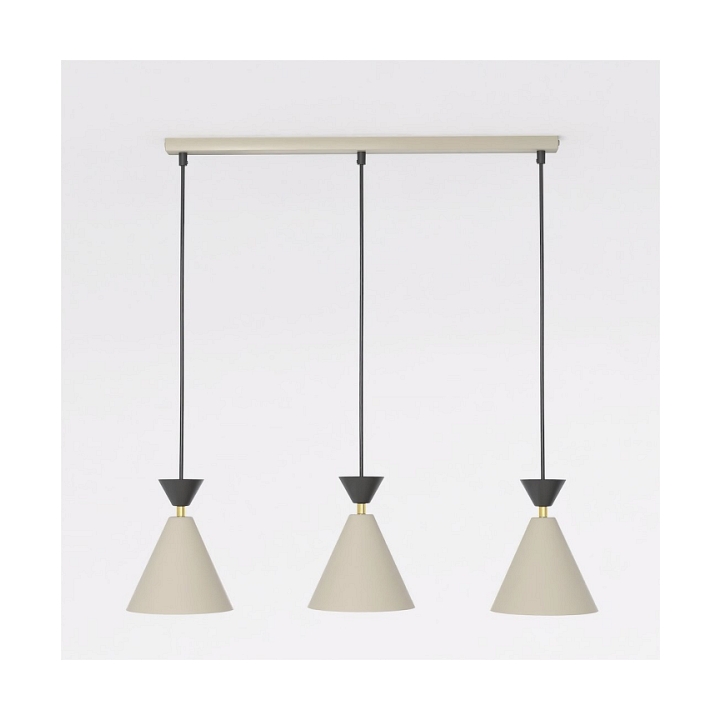 Lampa wisząca KLEVER 3 MOKKA BLACK - Emibig