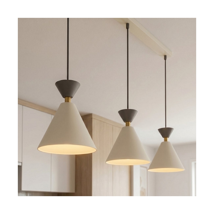 Lampa wisząca KLEVER 3 MOKKA BLACK - Emibig