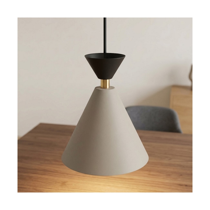 Lampa wisząca KLEVER 3 MOKKA BLACK - Emibig