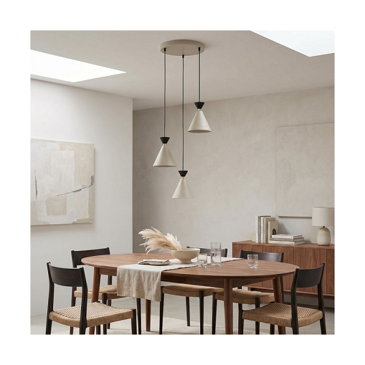 Lampa wisząca KLEVER 3PREM MOKKA BLACK - Emibig