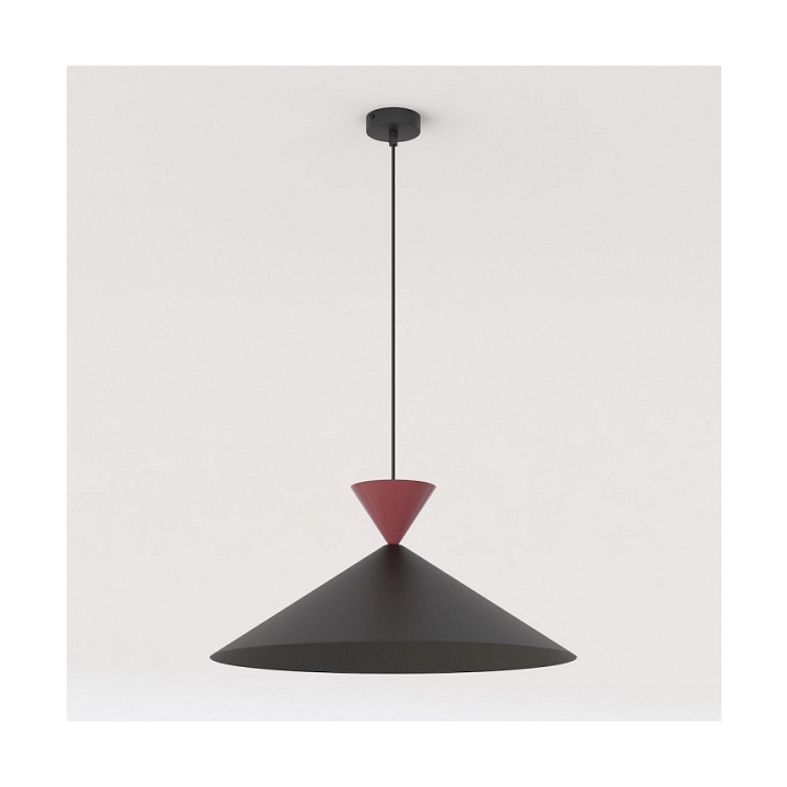 Lampa wisząca RALF 1L BL BURGUNDY - Emibig