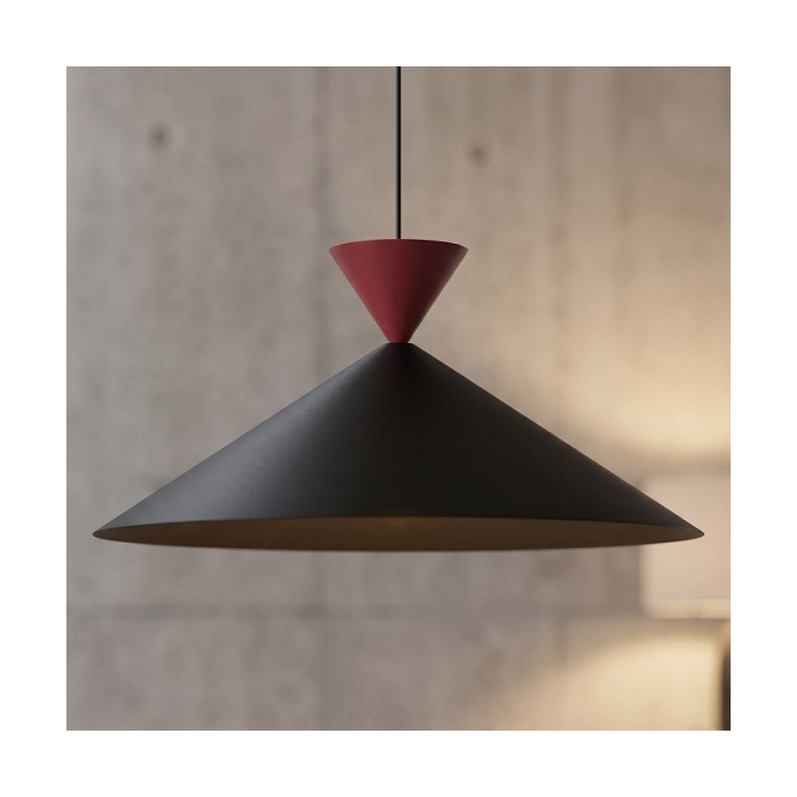Lampa wisząca RALF 1L BL BURGUNDY - Emibig