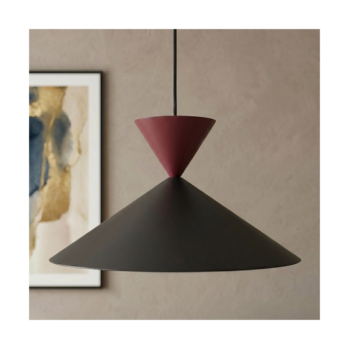 Lampa wisząca RALF 1M BL BURGUNDY - Emibig