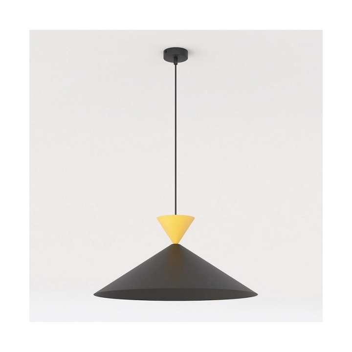 Lampa wisząca RALF 1L BL ORANGE - Emibig