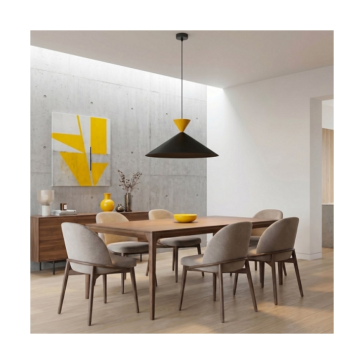 Lampa wisząca RALF 1L BL ORANGE - Emibig