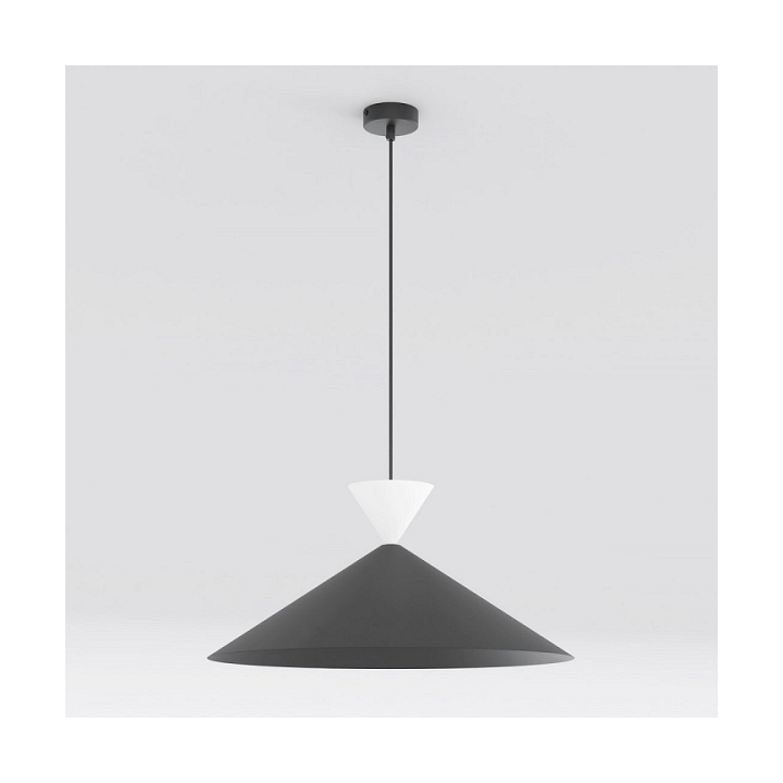 Lampa wisząca RALF 1L BL WHITE - Emibig