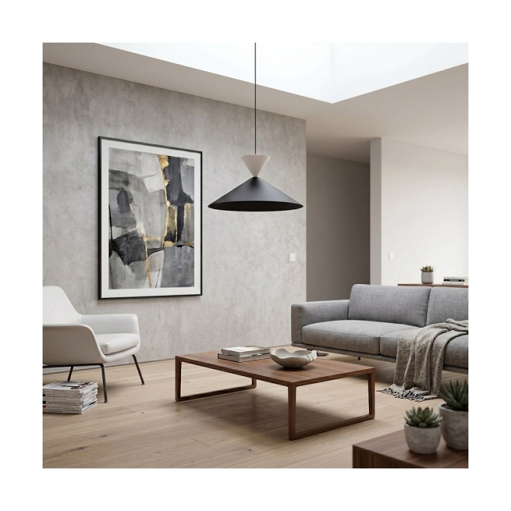 Lampa wisząca RALF 1M BL WHITE - Emibig