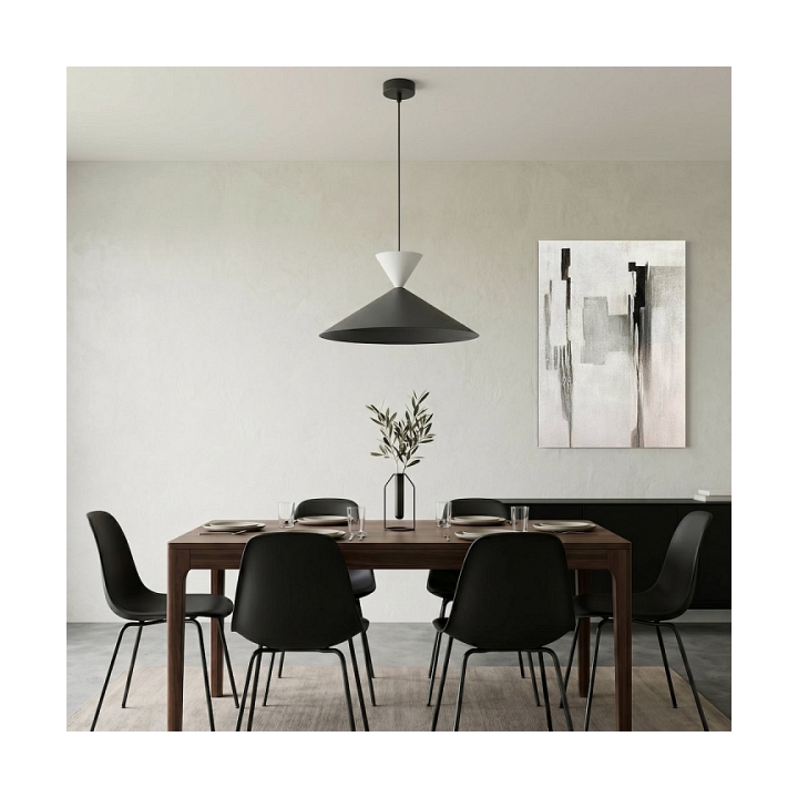 Lampa wisząca RALF 1M BL WHITE - Emibig