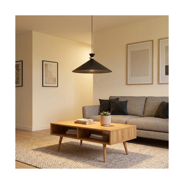 Lampa wisząca OLIVO 1L BLACK - Emibig