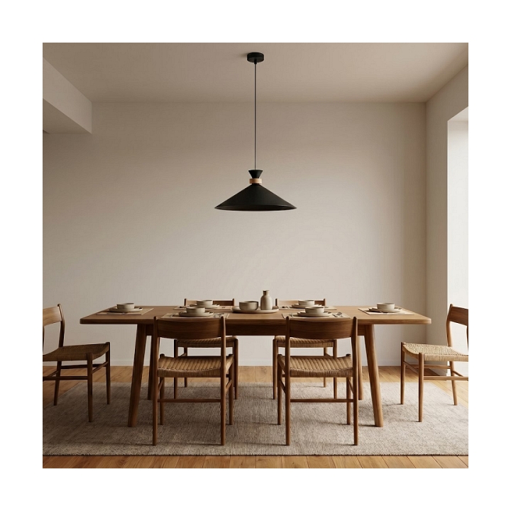 Lampa wisząca OLIVO 1M BLACK - Emibig