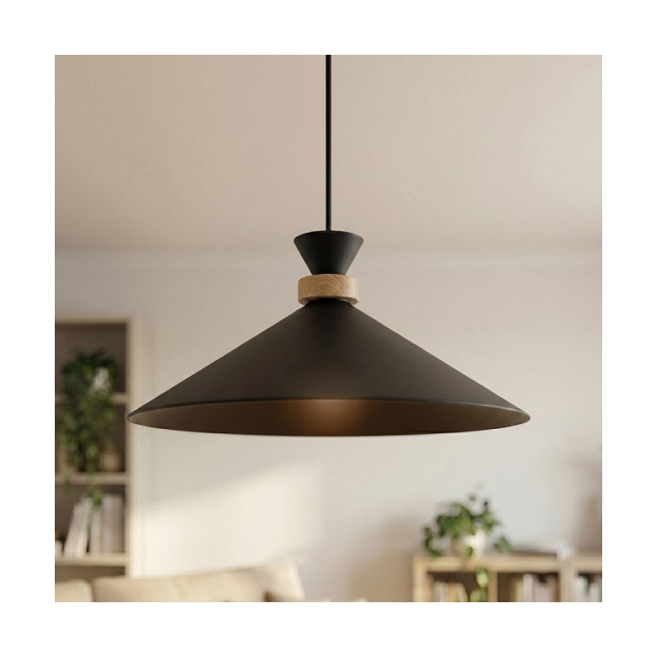 Lampa wisząca OLIVO 1M BLACK - Emibig