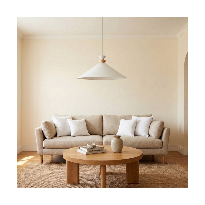 Lampa wisząca OLIVO 1L WHITE - Emibig