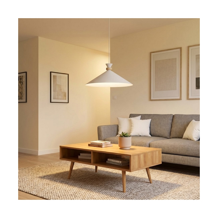 Lampa wisząca OLIVO 1L WHITE - Emibig