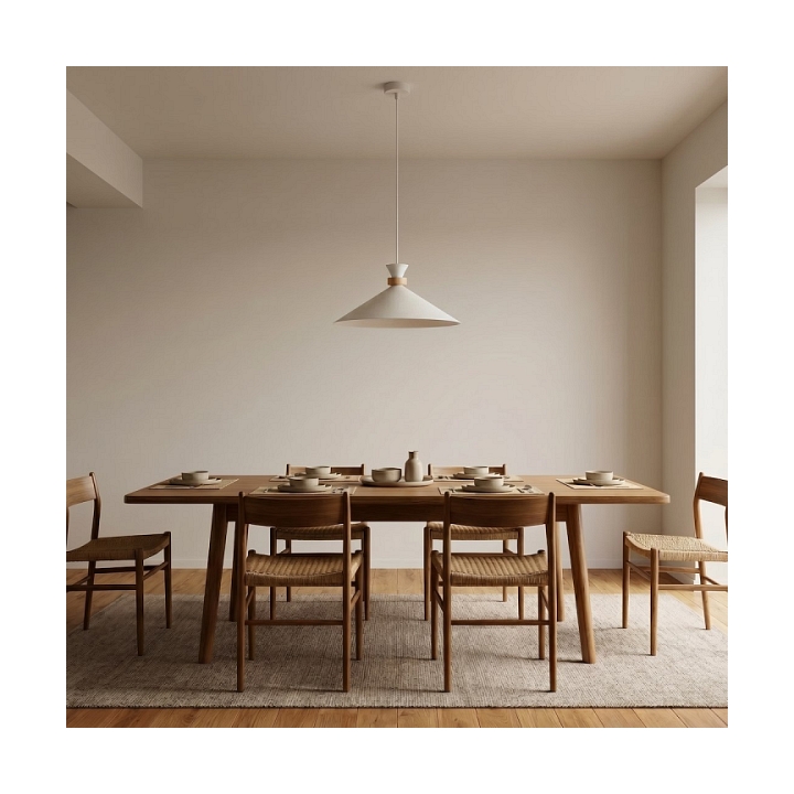 Lampa wisząca OLIVO 1M WHITE - Emibig