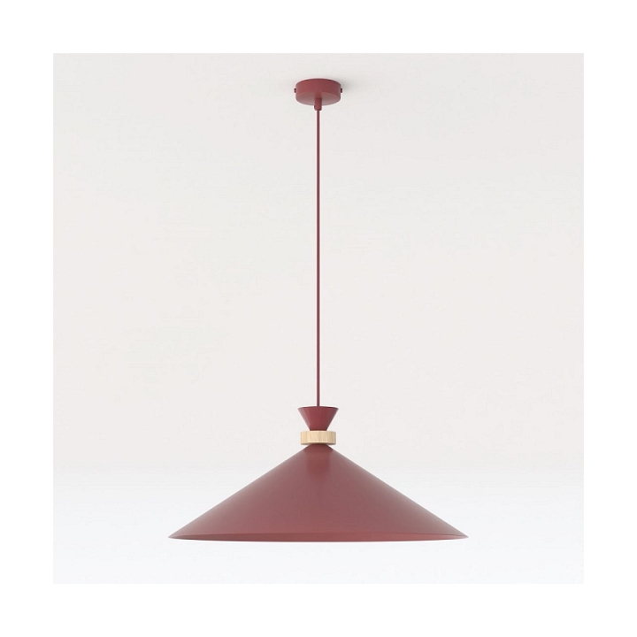 Lampa wisząca OLIVO 1L BURGUNDY - Emibig