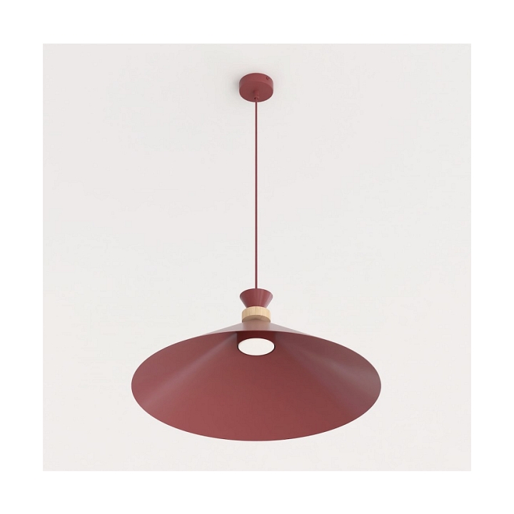 Lampa wisząca OLIVO 1L BURGUNDY - Emibig