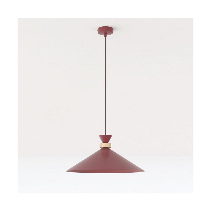 Lampa wisząca OLIVO 1M BURGUNDY - Emibig