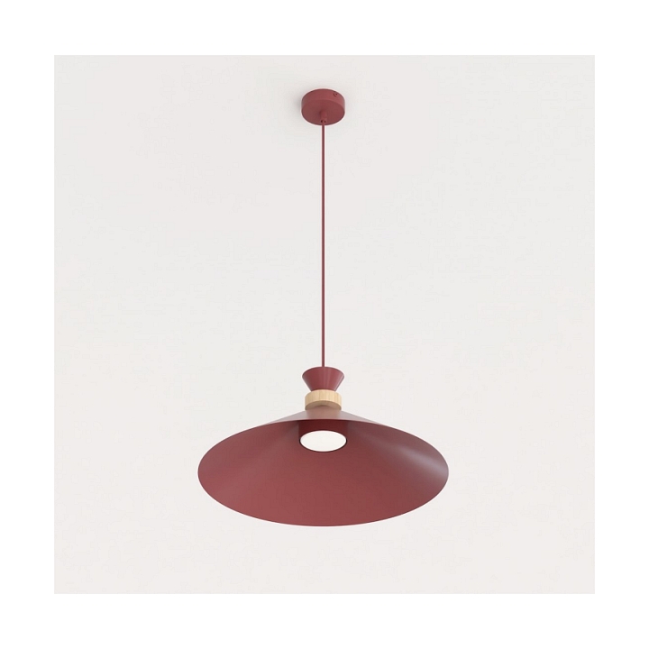 Lampa wisząca OLIVO 1M BURGUNDY - Emibig