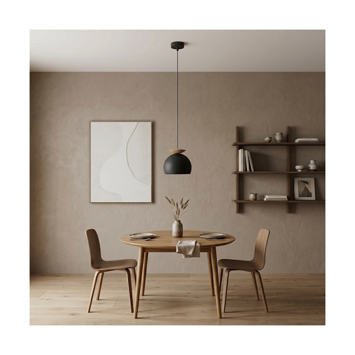 Lampa wisząca GEO 1 BLACK MOKKA - Emibig