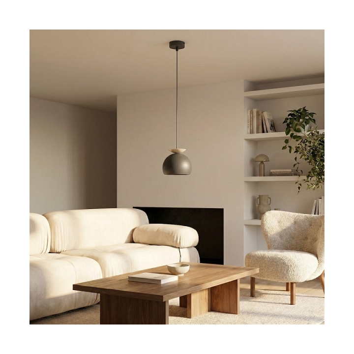 Lampa wisząca GEO 1 BLACK MOKKA - Emibig