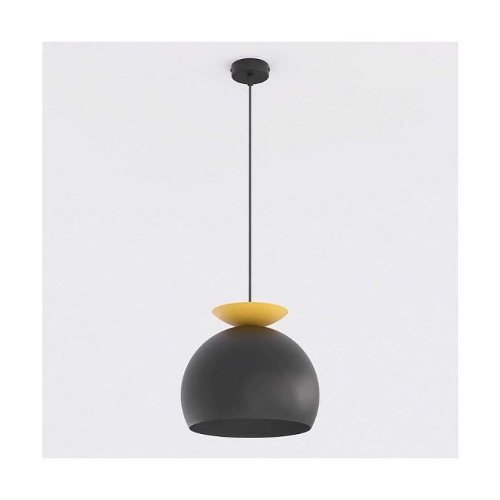 Lampa wisząca GEO 1 BLACK ORANGE - Emibig