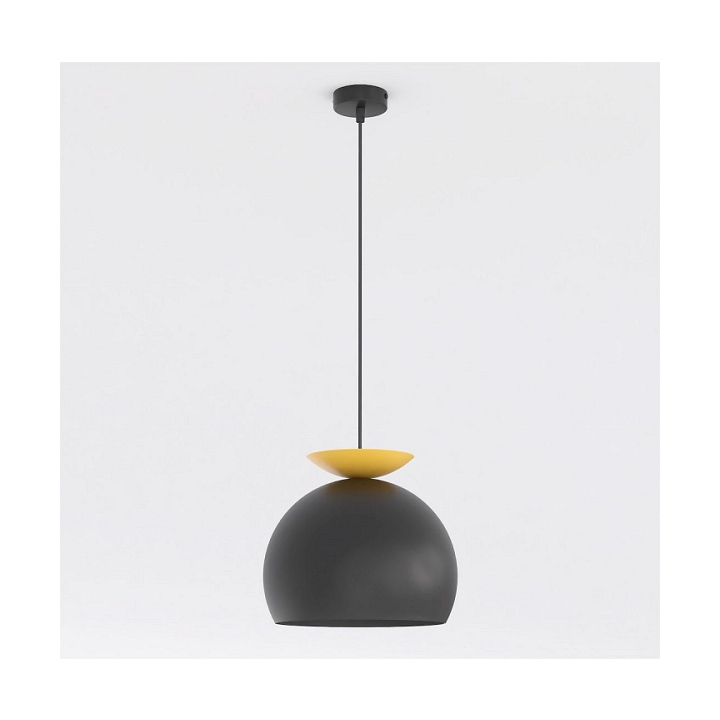 Lampa wisząca GEO 1 BLACK ORANGE - Emibig