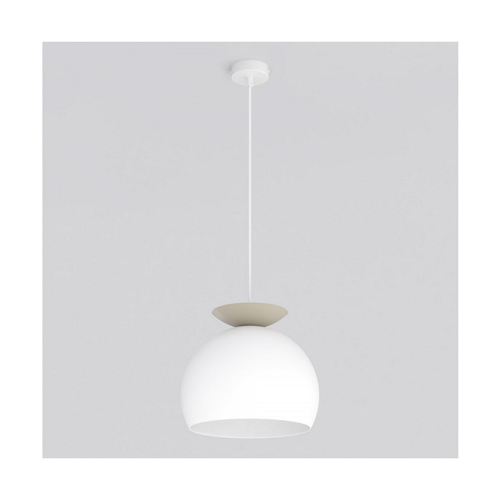 Lampa wisząca GEO 1 WHITE MOKKA - Emibig