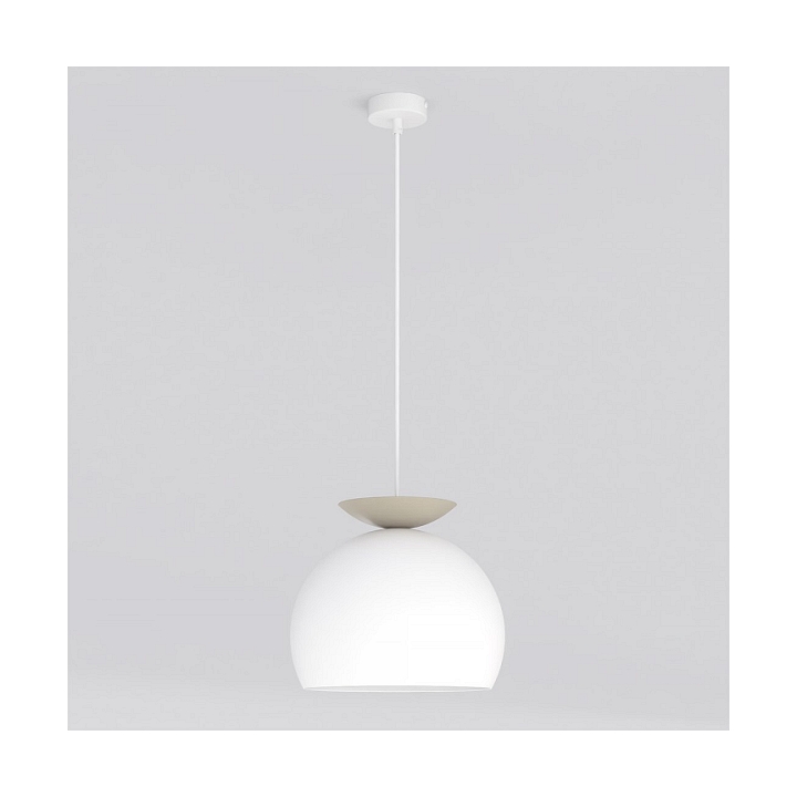 Lampa wisząca GEO 1 WHITE MOKKA - Emibig