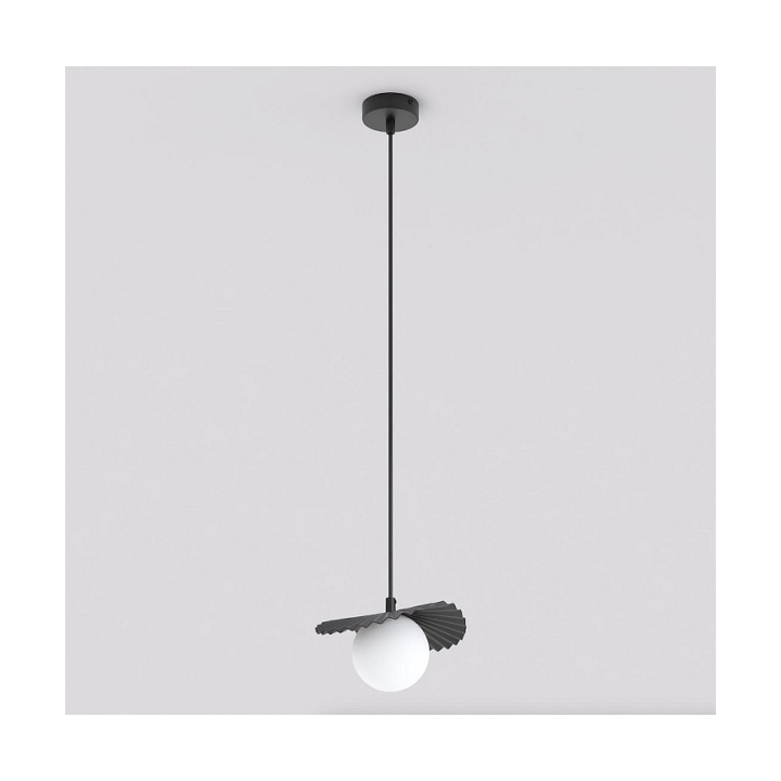 Lampa wisząca FLORA 1 BLACK OPAL - Emibig