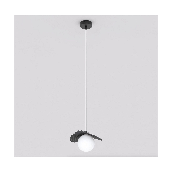 Lampa wisząca FLORA 1 BLACK OPAL - Emibig