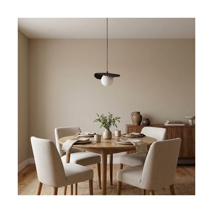 Lampa wisząca FLORA 1 BLACK OPAL - Emibig