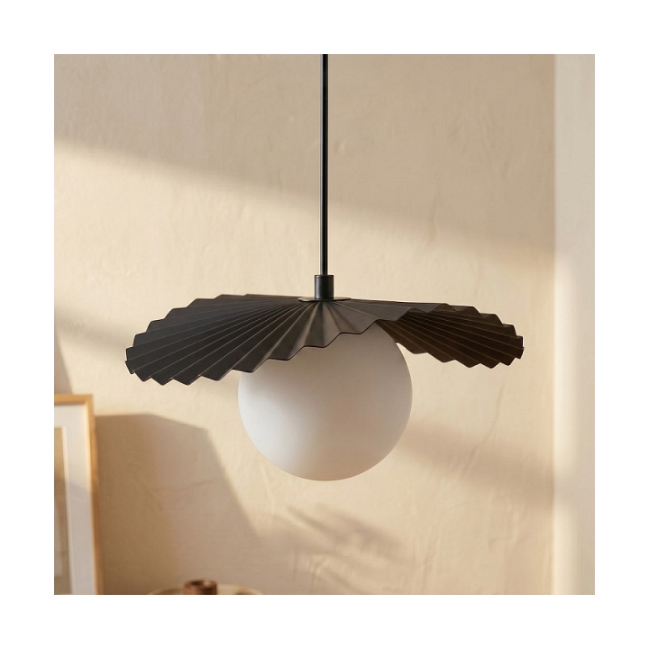 Lampa wisząca FLORA 1 BLACK OPAL - Emibig