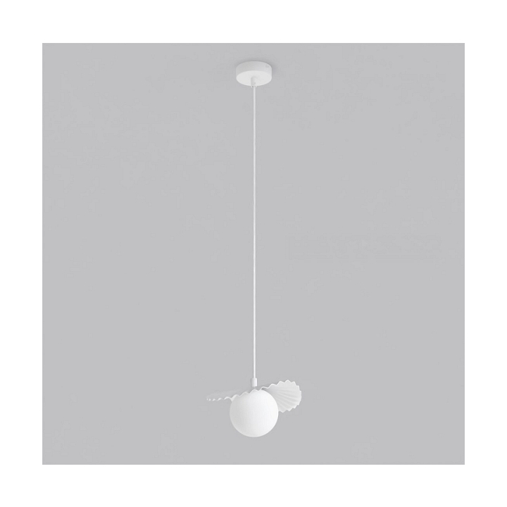 Lampa wisząca FLORA 1 WHITE OPAL - Emibig