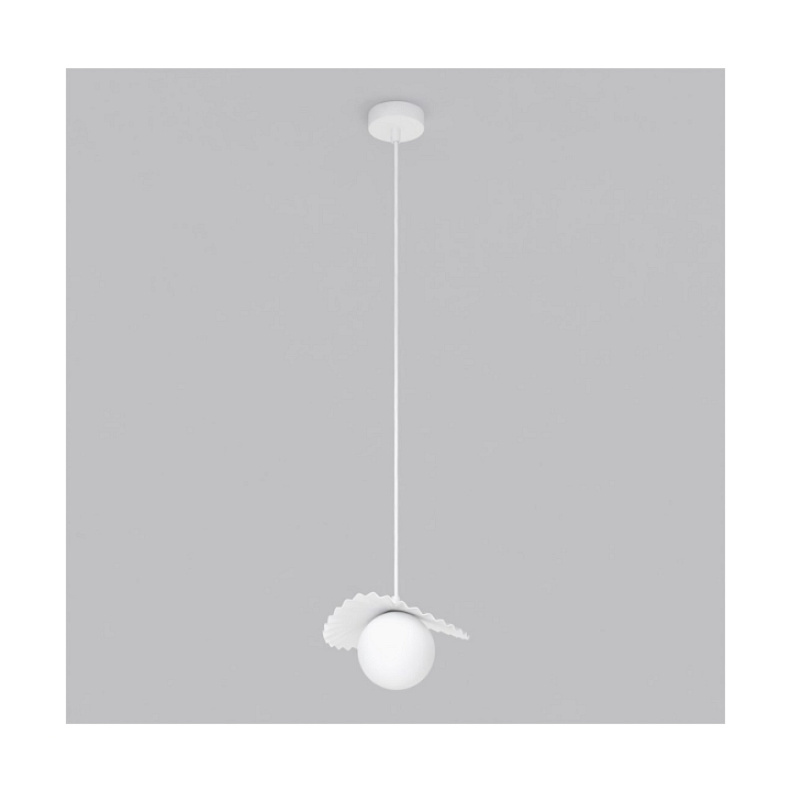 Lampa wisząca FLORA 1 WHITE OPAL - Emibig