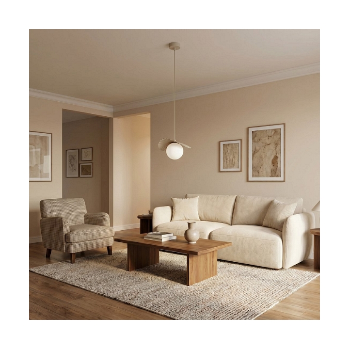 Lampa wisząca FLORA 1 MOKKA OPAL - Emibig