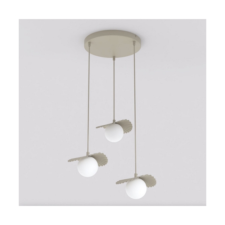 Lampa wisząca FLORA 3PREM MOKKA OPAL - Emibig