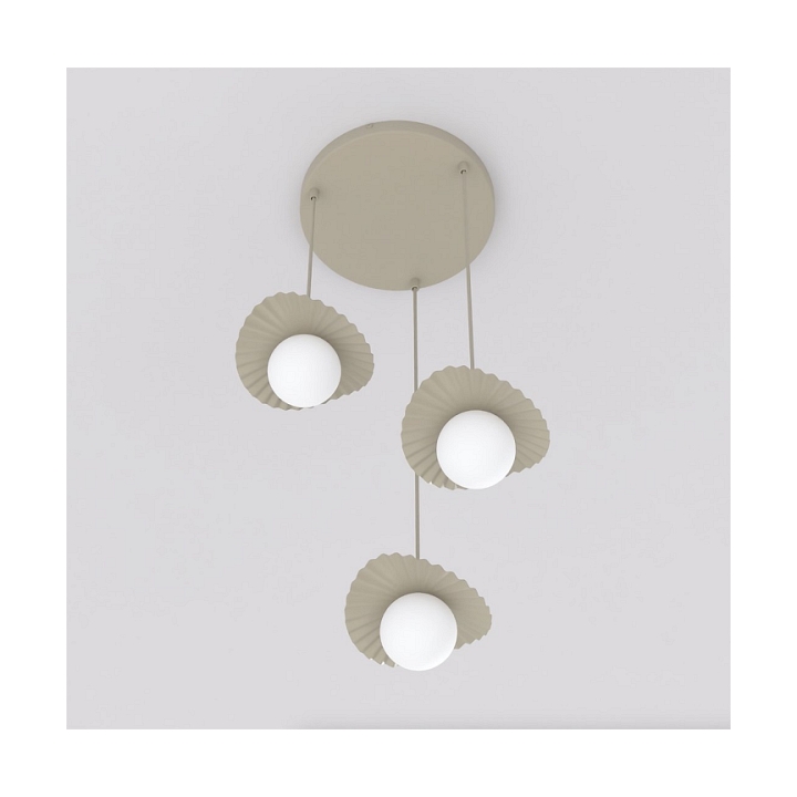 Lampa wisząca FLORA 3PREM MOKKA OPAL - Emibig
