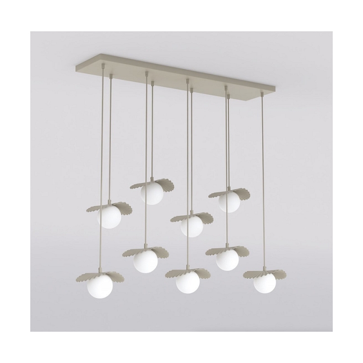 Lampa wisząca FLORA 9 MOKKA OPAL - Emibig
