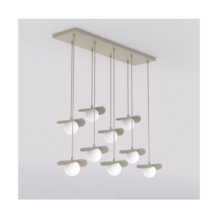 Lampa wisząca FLORA 9 MOKKA OPAL - Emibig