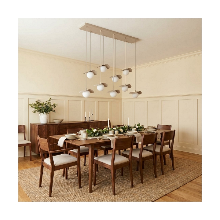 Lampa wisząca FLORA 9 MOKKA OPAL - Emibig