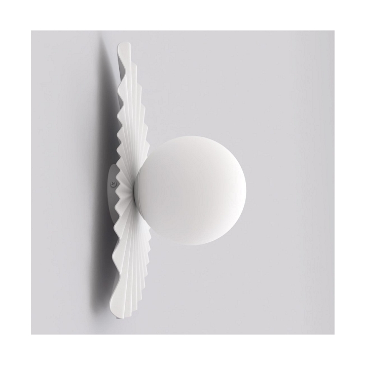 Kinkiet FLORA K1 WHITE OPAL - Emibig