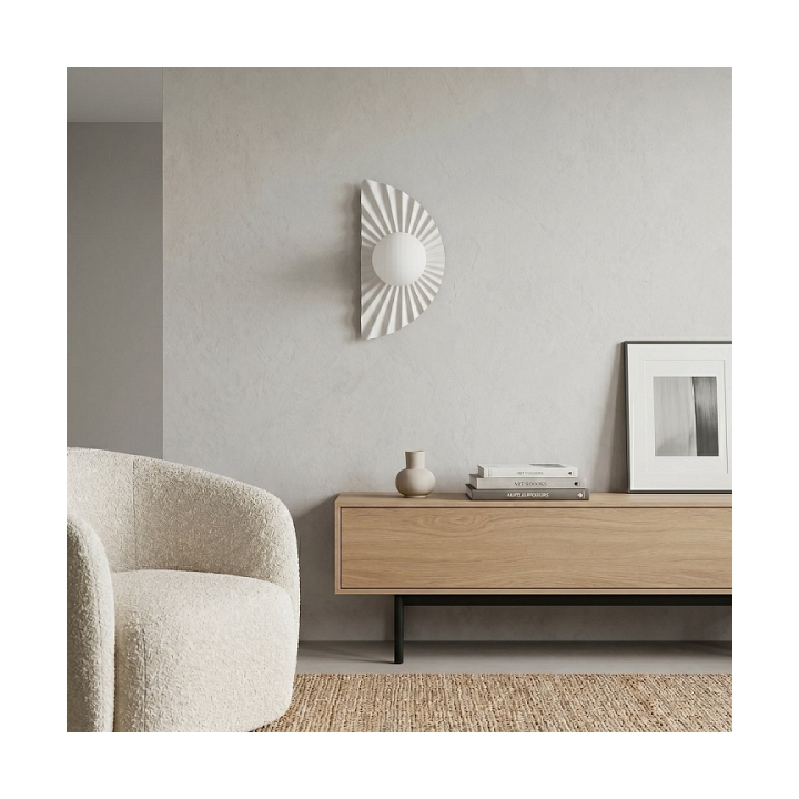 Kinkiet FLORA K1 WHITE OPAL - Emibig
